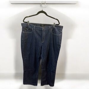 Talbots Woman Straight  Dark Wash Jeans Size 18W